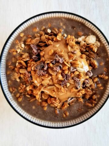 peanut butter acai bowl