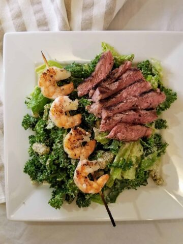 Surf and Turf Kale Caesar