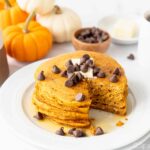 Easy Pumpkin Pancakes | Sip and Spice