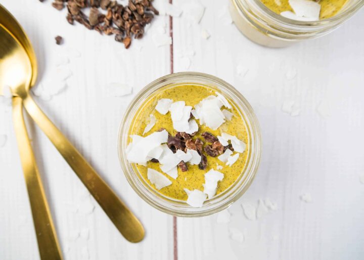 Turmeric Chia Pudding | Sip + Spice