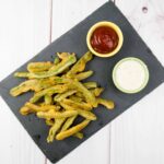 Fried Green Beans with Wasabi Ranch | Sip + Spice
