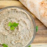 This Classic Babaganoush will turn even the most adamant eggplant haters into lovers! | Sip and Spice #babaganoush #dip #sidedish #partyfood #dippablefood #eggplant #vegan #vegetarian