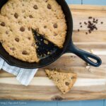 Peanut Butter Chocolate Chip Skillet Cookie | Sip and Spice