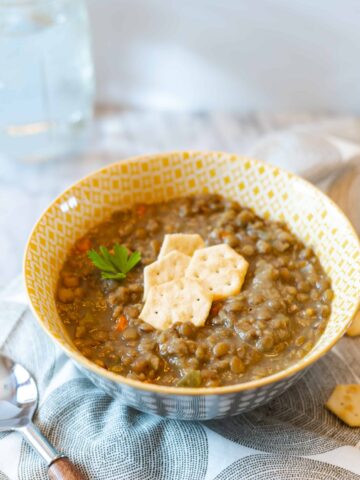 Quick Weeknight Two-Lentil Soup | Sip and Spice