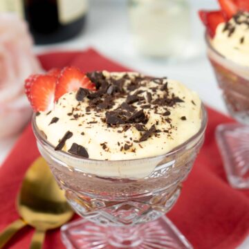 Chocolate Strawberry Tiramisu For Two | Sip and Spice