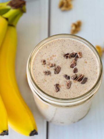 Vegan Chunky Monkey Smoothie Recipe | Sip and Spice