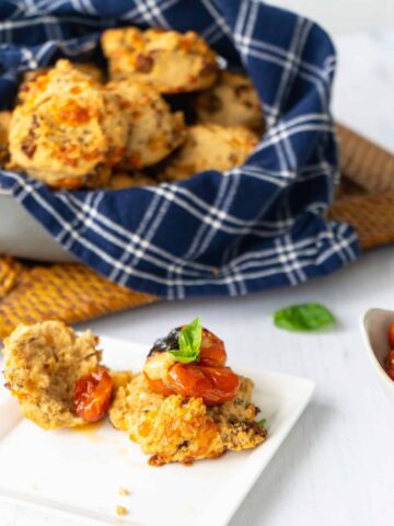 Easy Cheesy Drop Biscuits with Sausage | Sip and Spice