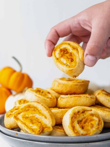 Savory Pumpkin Pinwheels with Bacon and Sage | Sip and Spice