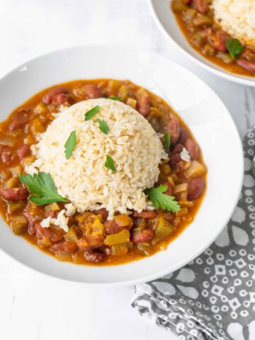 Vegan Red Beans and Rice | Sip and Spice